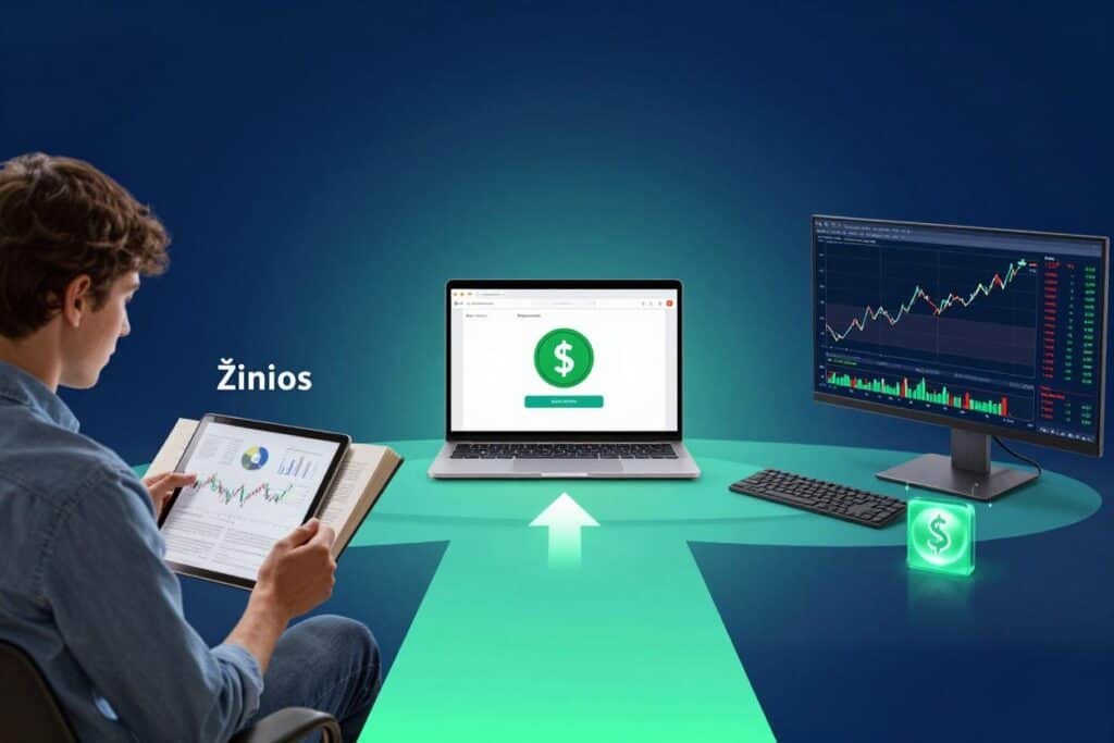 Investavimas Forex grafikas ir analizė su kompiuteriu.