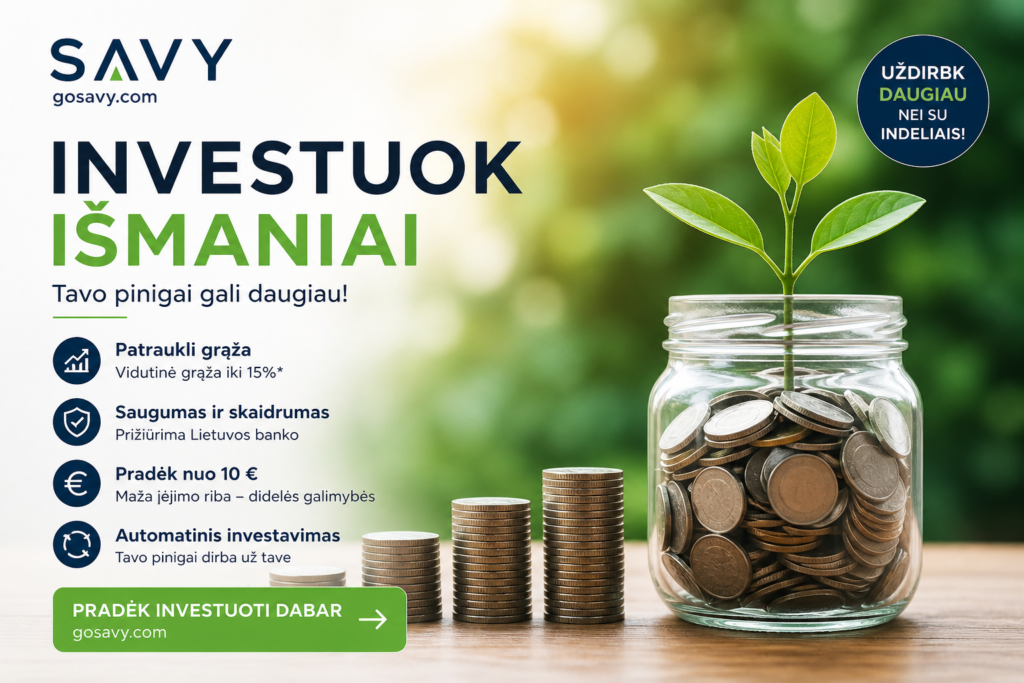 Investuok išmaniau