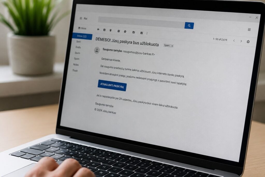 Phishing laiškai