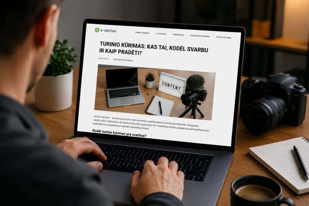 Turinio kūrimas