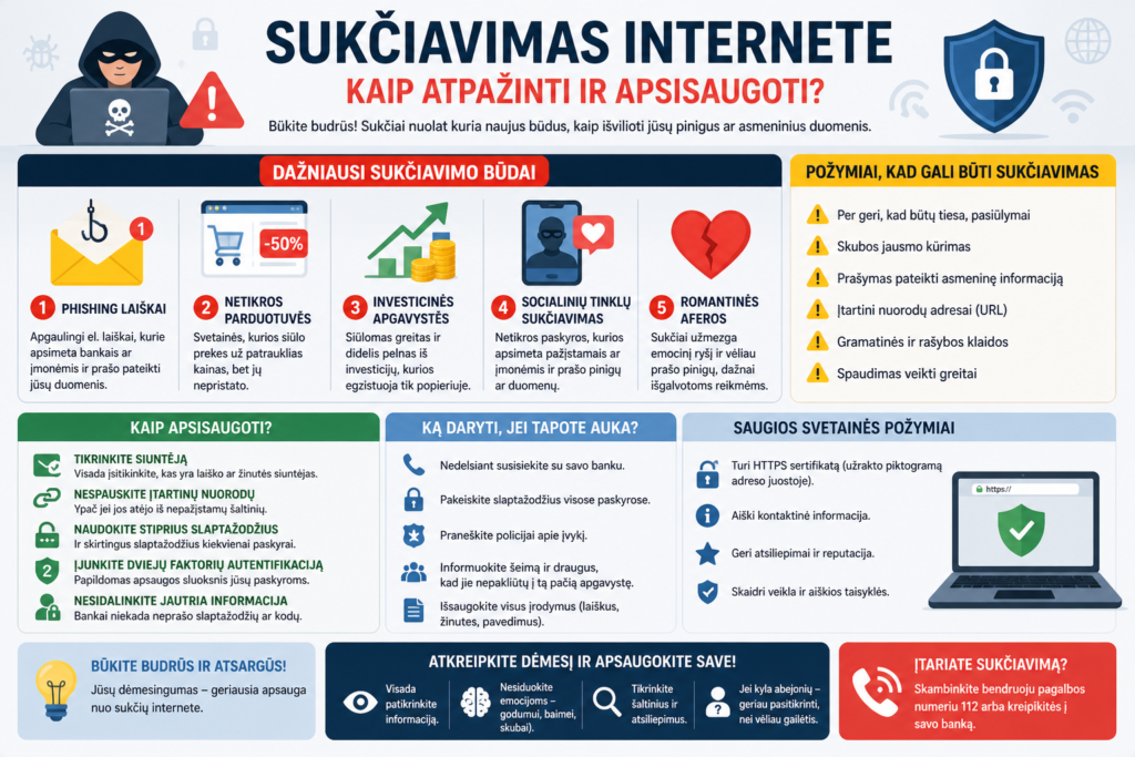 sukčiavimas internete