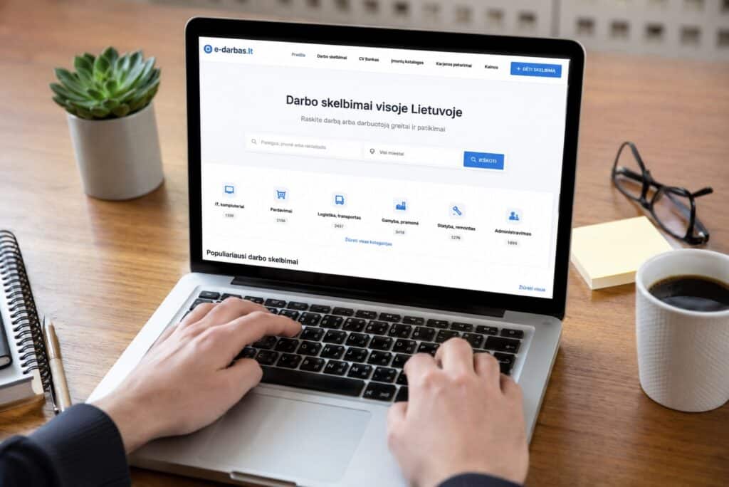 Geriausi darbo skelbimų portalai Lietuvoje