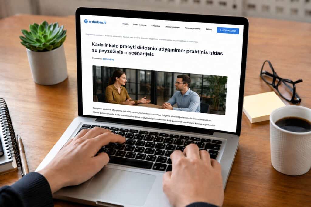 Kada ir kaip prašyti didesnio atlyginimo