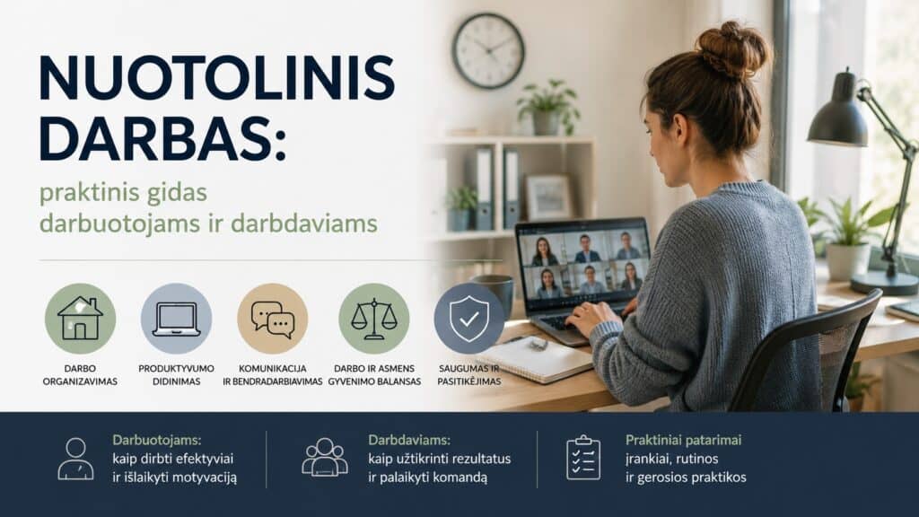 Nuotolinis darbas praktinis gidas