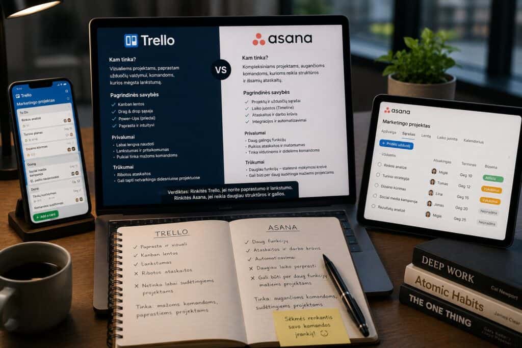 Trello vs. Asana 2026